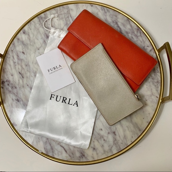 Furla Handbags - Rare Furla Wallet with Pouch